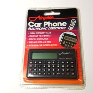 c RARE VINTAGE AIRGIIDE CAR PHONE DIRECTORY